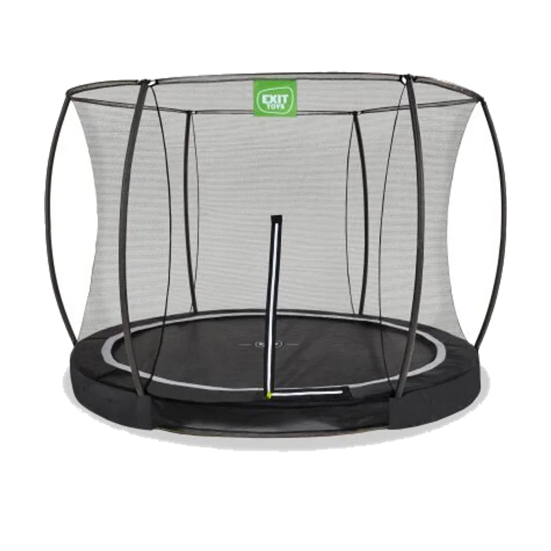 EXIT Black Edition inground trampoline Ø 244 cm (zwart)