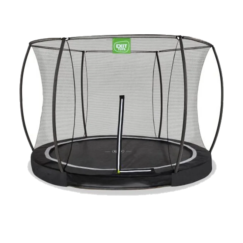 EXIT Black Edition inground trampoline Ø 305 cm (zwart)