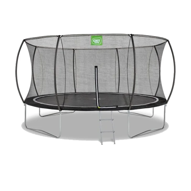 EXIT Black Edition trampoline Ø 427 cm (zwart)