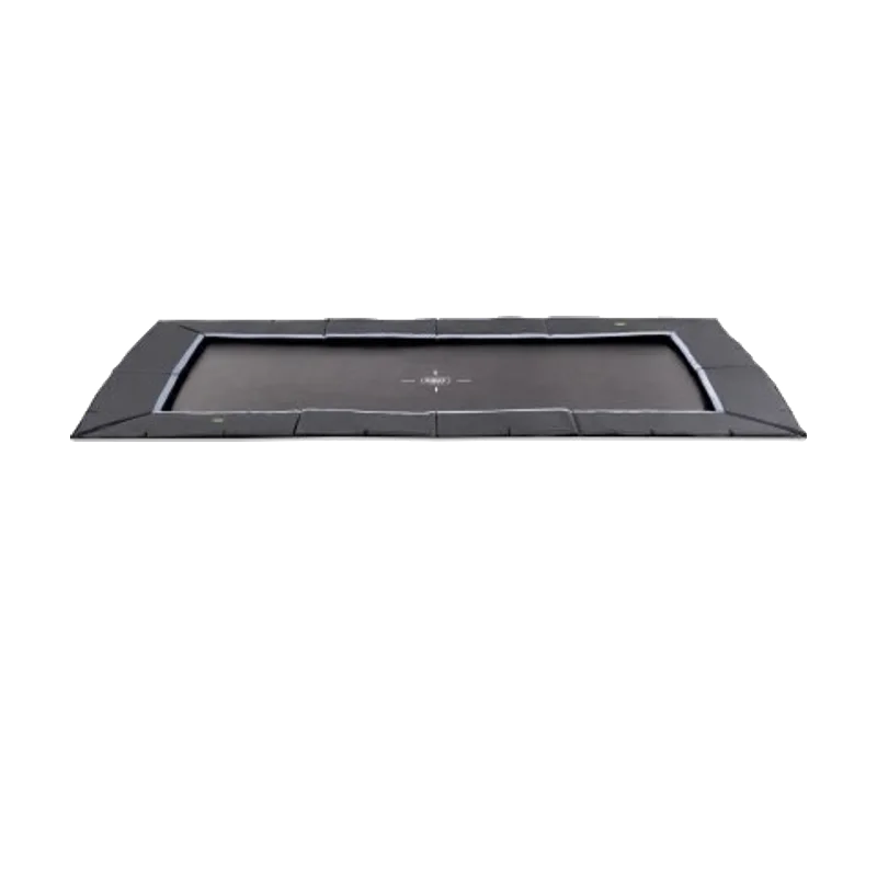 EXIT Dynamic groundlevel sports trampoline 305 x 519 cm (zwart)