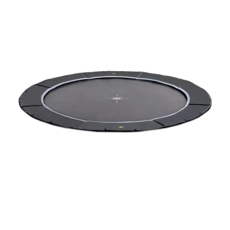 EXIT Dynamic groundlevel sports trampoline Ø 427 cm (zwart)