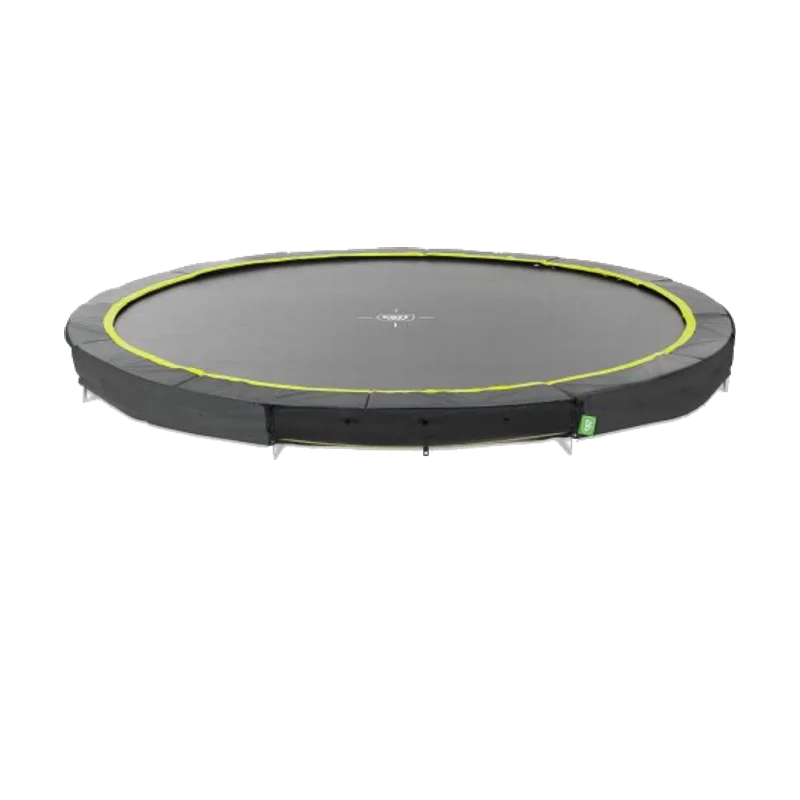 EXIT Silhouette inground sports trampoline Ø 366 cm (zwart)