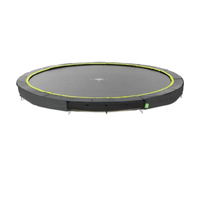 EXIT Silhouette inground sports trampoline Ø 427 cm (zwart)